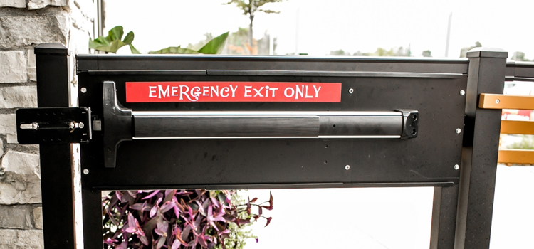 emergency push bar installation in Imperial Beach